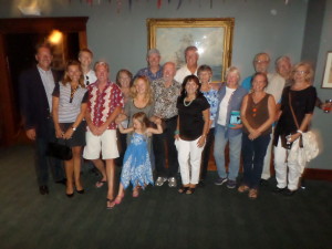Sharing a picture of many friends family who came to see my talk show at the Corinthian Yacht Club-Tiburon,Ca