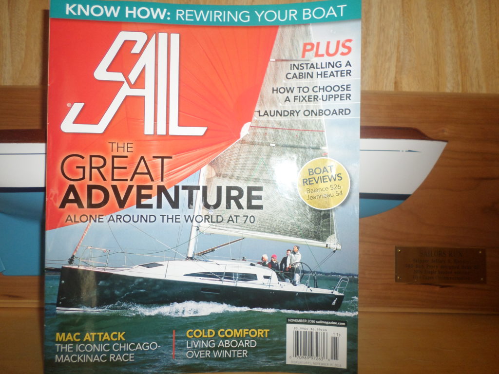 MY ARTICLE IN NOVEMBER ISSUE OF SAIL MAGAZINE